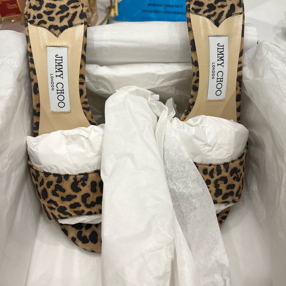 Brand New Jimmy Choo Leopard Sandals
